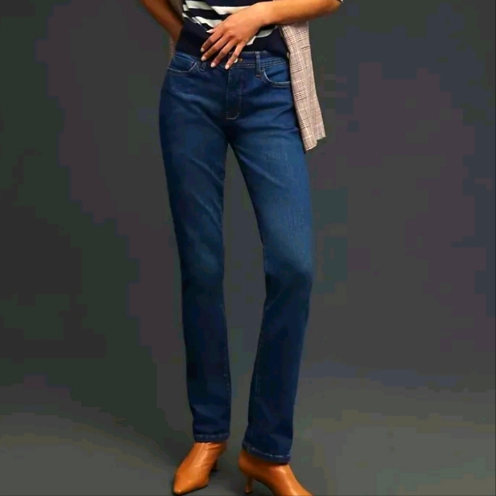 Anthropologie Blue Boyfriend Jeans